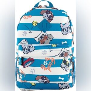 Travelers Club Cool Dog Print  15” Backpack